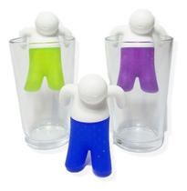 3 Infusores De Chá Boneco Silicone