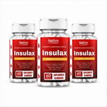 3 Insulax Original 60 Cápsulas Controle Natural Da Glicose 3 Insulax Original 60 Cápsulas Controle Natural Da Glicose