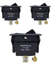 3 Interruptor Tecla Margirius Unipolar Liga/Desliga 15A 3 Interruptor Tecla Margirius Unipolar Liga/Desliga 15A