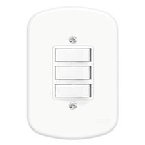 3 Interruptores 10a 250v Blanc - 0656 - Fame Sb F 656. Fame 3 Interruptores 10a 250v Blanc - 0656 - Fame Sb F 656. Fame