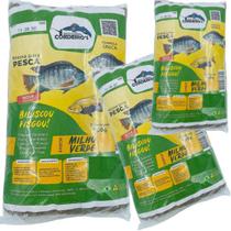 3 Isca em Pó Milho Massa De Pesca Tilápia Pacus Tambas