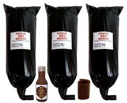 3 Isca para Captura Enxame de Abelha Sem Ferrão +50 Ml Atrativo+ 1 rolinho de Cera Mista