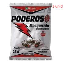 3 Iscas Atrativa Mata Moscas Poderoso Mosquicida 25g