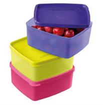 3 Jeitosinhos tuperware - coloridos 400ml cada