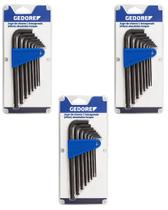 3 Jogo De Chave Hexagonal Longa 3/32 A 3/8 Gedore 8 Peças