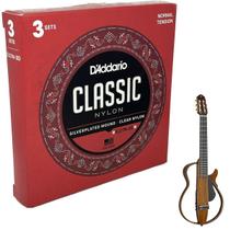 3 Jogos de Cordas em nylon Violão Daddario EJ27N 3D - Tensão Normal 3 Jogos de Cordas em nylon Violão Daddario EJ27N 3D - Tensão Normal