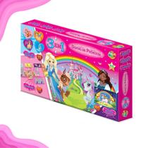 3 jogos em 1 sonho de princesa quebra-cabeça, memória e dominó ggb brinquedos 1025