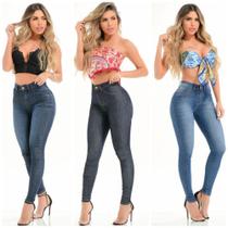 3 Kit com Calças Jeans Peças Casual 3 Kit com Calças Jeans Peças Casual