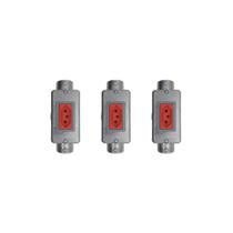 3 Kit Condulete 3/4 Placa 1 Posto e Mod Tomada Tramontina 3 Kit Condulete 3/4 Placa 1 Posto e Mod Tomada Tramontina