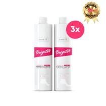 3 - Kit Escova Progressiva Brigitte Shampoo + Ativo 1000ML 3 - Kit Escova Progressiva Brigitte Shampoo + Ativo 1000ML