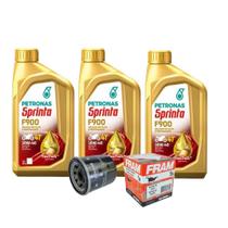 3 Kit Troca Oleo Petronas Sprinta 10w40 E Filtro Ph6017A MT