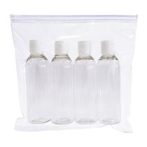 3 Kit Viagem 4 Frasco Shampoo Creme Sabonete FT 100ml