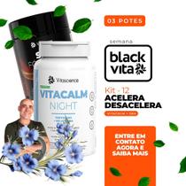 3 Kits Acelera Desacelera - BlackVita - Vitascience