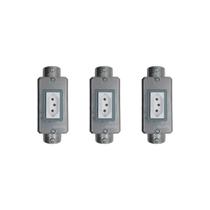 3 Kits Condulete 3/4 Placa 1 Posto e Mod Tomada Tramontina 3 Kits Condulete 3/4 Placa 1 Posto e Mod Tomada Tramontina