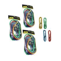 3 Kits de Corda Elástica Com 4 Peças 2mx8mm Cada - Fertak