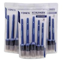 3 Kits Pincéis de Detalhamento Interno - Vonixx 3 Kits Pincéis de Detalhamento Interno - Vonixx
