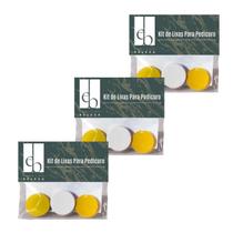 3 Kits Refil de Lixas Para Pedicuro Soft Feet Taiff 30 Lixas