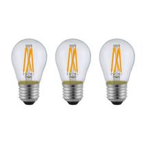 3 Lâmpada G45 Filamento Vidro Transparente LED E27 Ace36 3 Lâmpada G45 Filamento Vidro Transparente LED E27 Ace36