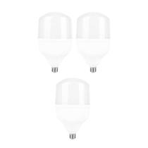3 Lâmpada Led Branca Bulbo High Llum Bivolt 50w 6500k