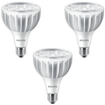 3 Lâmpada Led Philips PAR30 32W E27 220V 3000K 3000lm