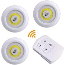 3 Lâmpadas Luminária Led Controle Sem Fio 3 Lâmpadas Luminária Led Controle Sem Fio