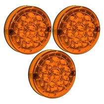 3 Lanterna Caixa Para Carreta Librelato Amarela Led 24v