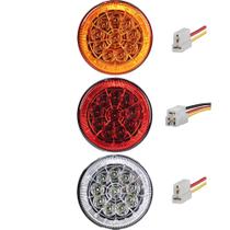 3 Lanterna Traseira 125mm Caminhão Carreta Mod. Randon 10 LED 24V +Conector 3 Lanterna Traseira 125mm Caminhão Carreta Mod. Randon 10 LED 24V +Conector