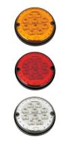 3 Lanterna Traseira 125mm Ônibus Comil Mascarello Neobus 10 LED 24V