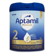 3 Latas Aptamil Premium 2-fórmula Infantil Em Pó Danone 800g