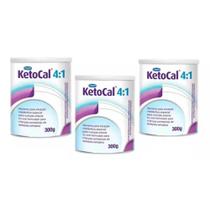 3 Latas Ketocal 4:1 Danone - NF - Validade 2026