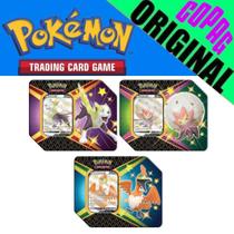 3 Latas Pokémon Destinos Brilhantes Boltund Cramorant Eldegoss Copag Cartas Cards - 7896008877163