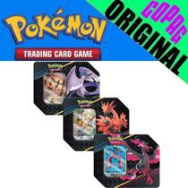 3 Latas Pokémon Realeza Absoluta Articuno, Moltres e Zapdos Copag Cartas Cards - 7896192321923