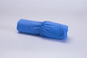 3 Lençol Mini Cama Avulso 150cm X 70cm X 15cm 200 Fios 100% Algodão Azul