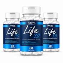 3 Life 3.0 Pró 60 Cápsulas Energia, Saúde E Equilíbrio 1000mg Nativo suplementos 3 Life 3.0 Pró 60 Cápsulas Energia, Saúde E Equilíbrio 1000mg Nativo suplementos