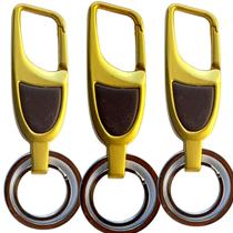 3 Lindos Chaveiros na cor Amarelo Decoração Enfeite de Chave de Carro Casa Armário
