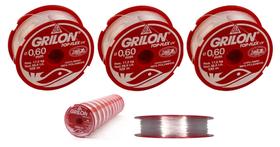 3 - Linhas Nylon Monofilamento 0,60mm - Carretel 100m