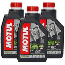 3 Litros Óleo Fluído Hidráulico Suspensão Garfo Bengala Motul Fork Oil Light 5w Semi Sintético