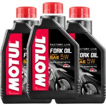 3 Litros Óleo Fluído Hidráulico Suspensão Motul Fork Oil Factory Line Light 5w 100% Sintético