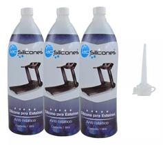 3 Litros Silicone Lubrificante Esteira Elétrica Jac 3 Litros Silicone Lubrificante Esteira Elétrica Jac