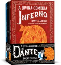 3 Livros Coleção A Divina Comédia Completa Dante Alighieri Inferno Purgatório Paraíso