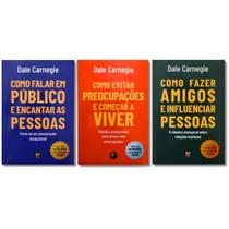 3 Livros De Comunicação e Socialização - Dale Carnegie - Clássicos Sobre Relações Humanas