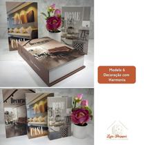 3 Livros Falsos Decorativos Fake Conjunto Caixa Organizadora Sala Quarto Escritório Home Office Multiuso 3 Livros Falsos Decorativos Fake Conjunto Caixa Organizadora Sala Quarto Escritório Home Office Multiuso