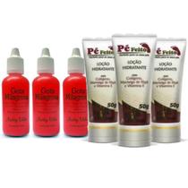 3 Loção Hidratante Pé Feito 50g + 3 Gota Milagrosa Naty Vida 3 Loção Hidratante Pé Feito 50g + 3 Gota Milagrosa Naty Vida