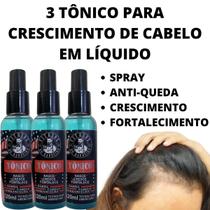 3 Loção Spray AntiCaspa E Seborreia Nasce Cresce E Fortalece