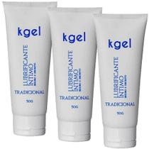 3 Lubrificantes Íntimo Kgel Gel a base de Água Solúvel 50g Sex Shop 3 Lubrificantes Íntimo Kgel Gel a base de Água Solúvel 50g Sex Shop