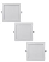3 Luminaria Led Embutir Quadrada 24w 3 Luminaria Led Embutir Quadrada 24w