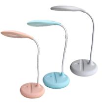 3 Luminárias de Mesa Led Flexível Touch Com USB Recarregável