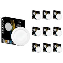 3 Luminárias Led Embutir 24w 3000k Bivolt Bellalux 7017764