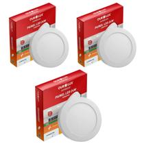 3 Luminárias Ourolux De Sobrepor 24w 6500k Led Bivolt 3 Luminárias Ourolux De Sobrepor 24w 6500k Led Bivolt