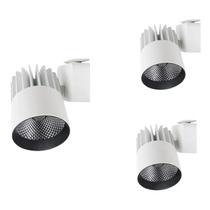 3 Luminárias Spot Led Philips 10w 3000k Luz Quente Bivolt 3 Luminárias Spot Led Philips 10w 3000k Luz Quente Bivolt